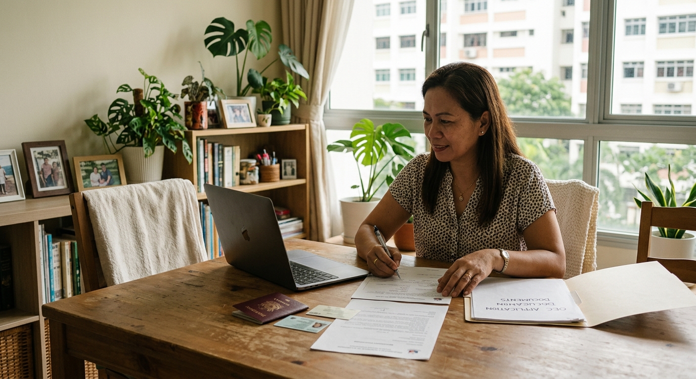 How the Philippine Embassy OEC process works in Singapore