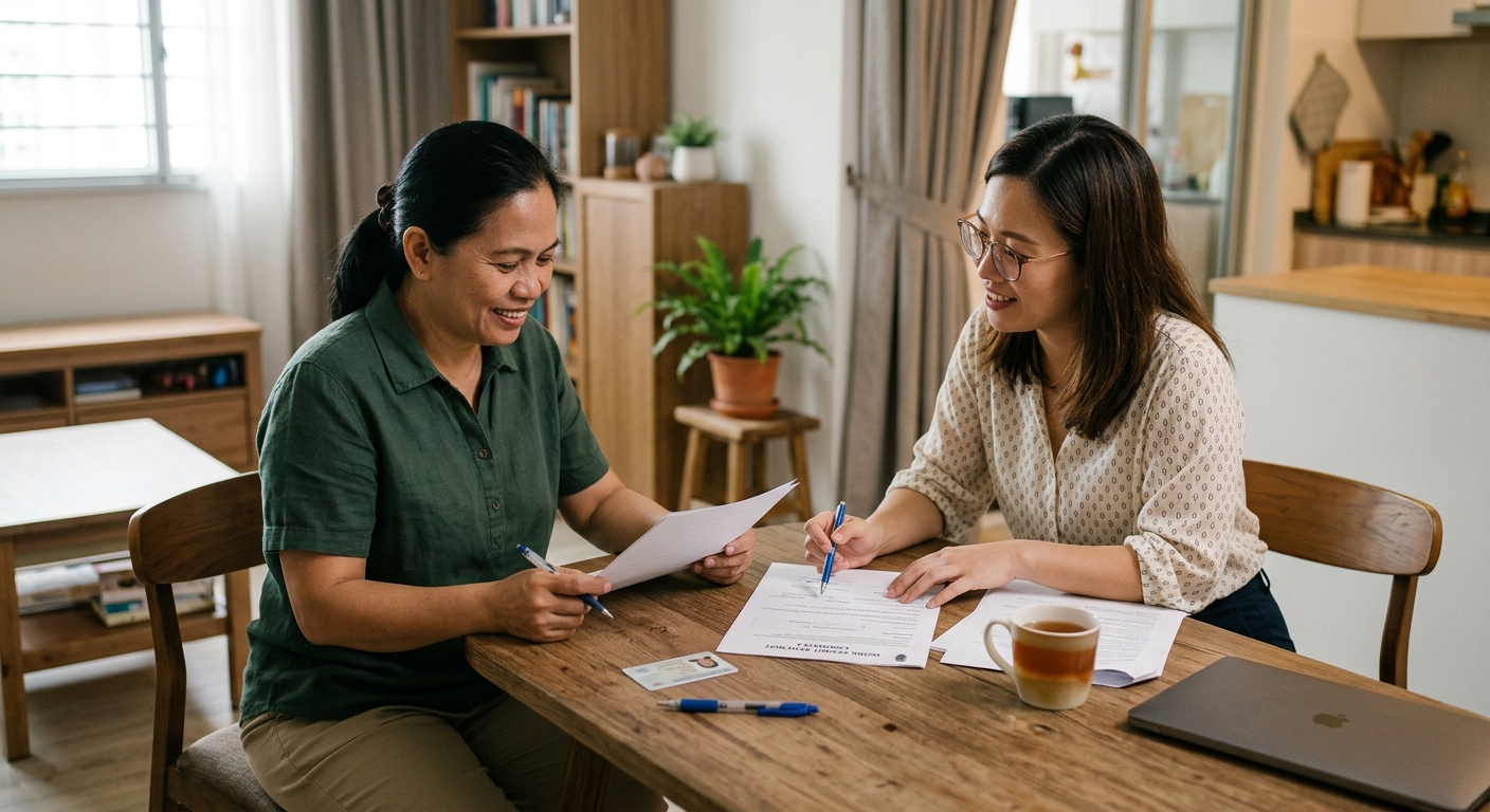 Renewing a Helper's Work Permit and Contract in Singapore
