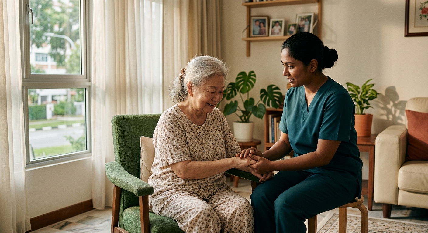 Elderly caregiver helpers: what Singapore families should look for