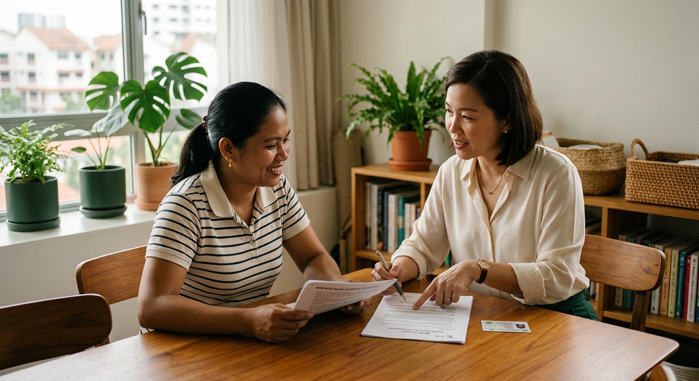 MOM work permit rules every employer of a domestic helper